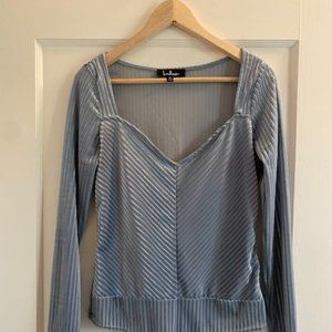 Lulu's velvet bodysuit, size M